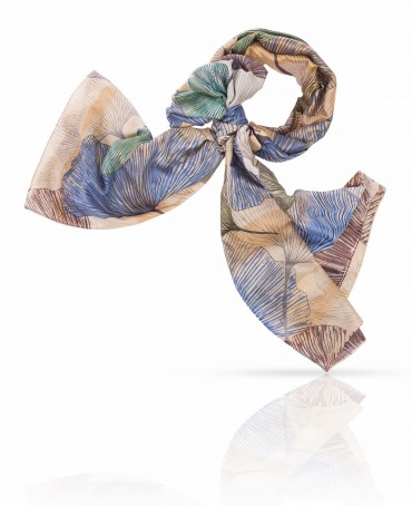 Палантин Женский SN-TINY.LEAVES/WH